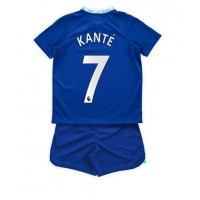 Chelsea Kante #7 Fotballklær Hjemmedraktsett Barn 2022-23 Kortermet (+ korte bukser)